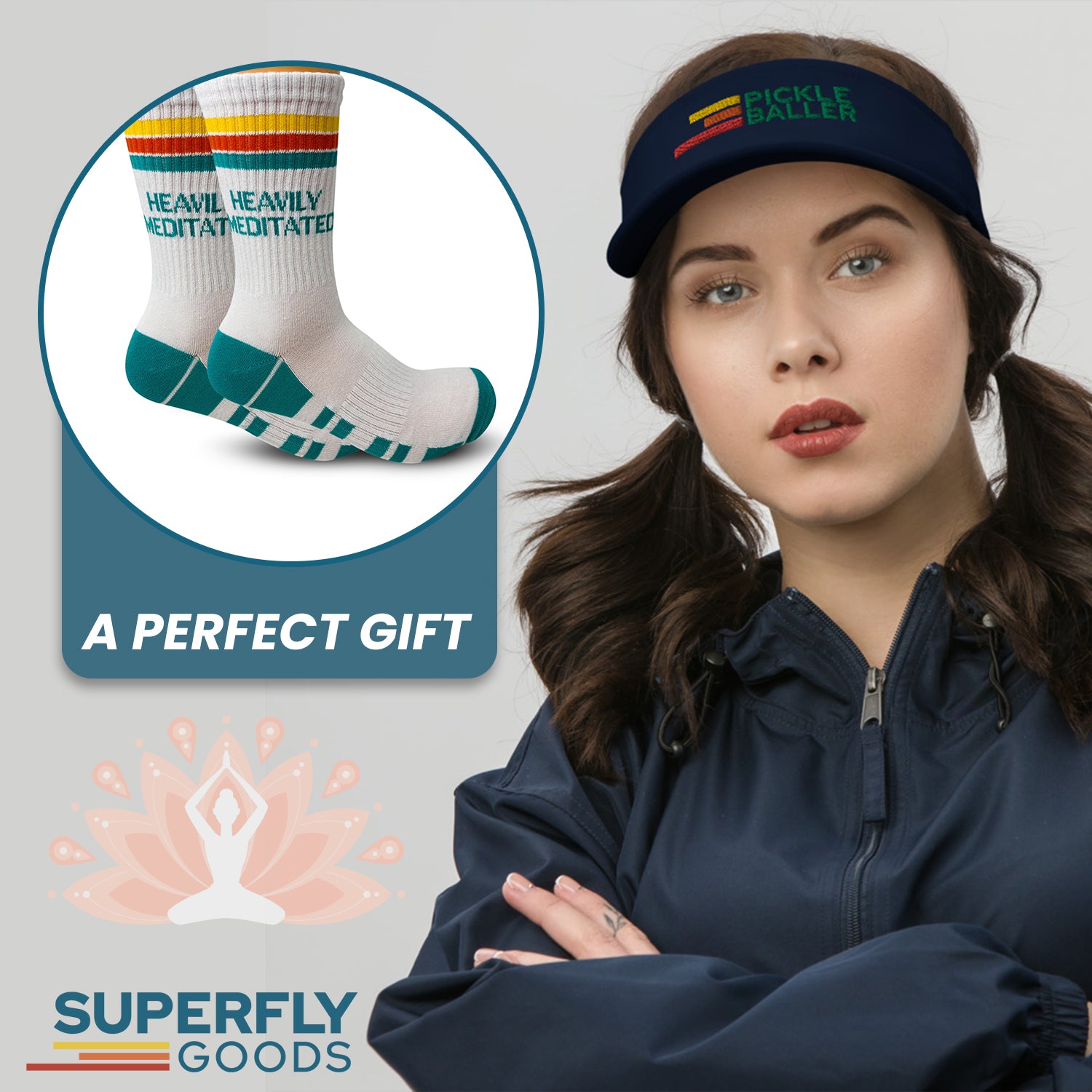 Super Fly Goods Crew Socks | Heavily Meditated