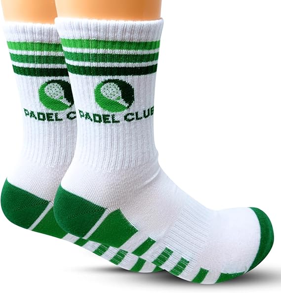 Padel Crew Socks Men & Women Novelty Athletic Socks