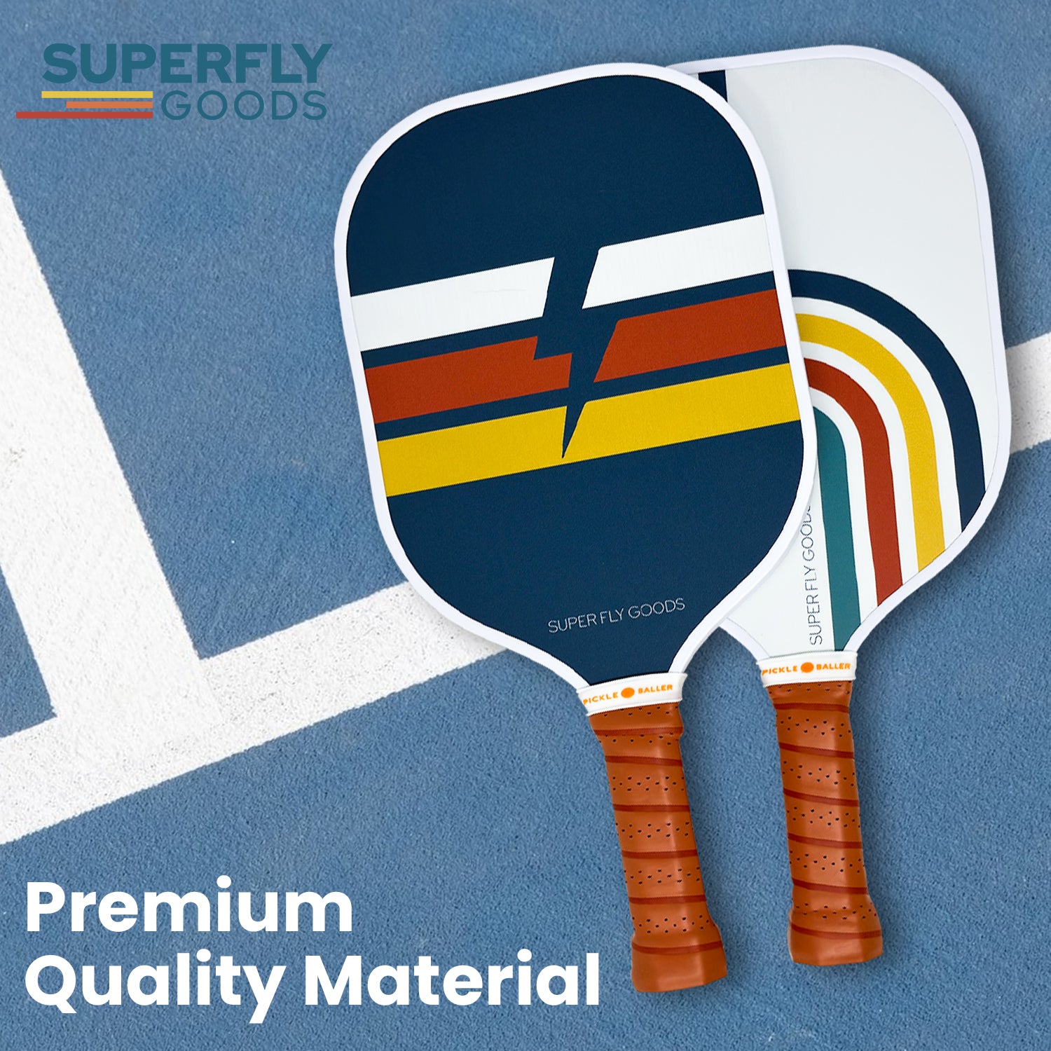 Super Fly Goods Pickleball Paddle Set of 2 Mile High Set