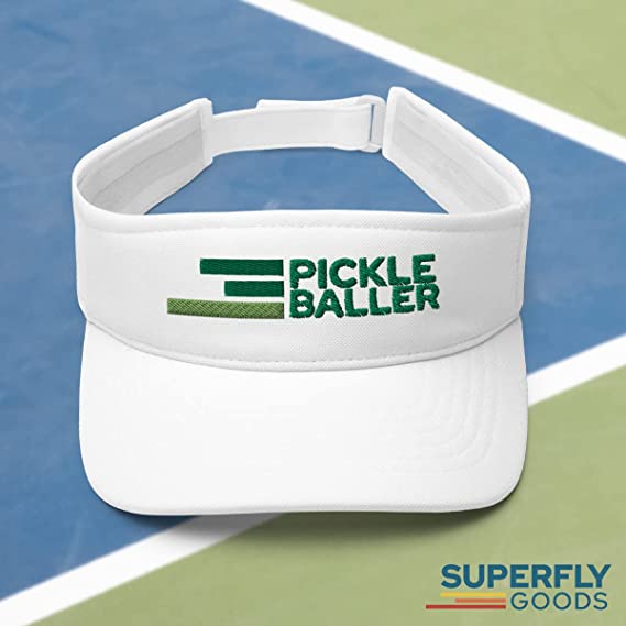 Pickle Baller Retro Visor White