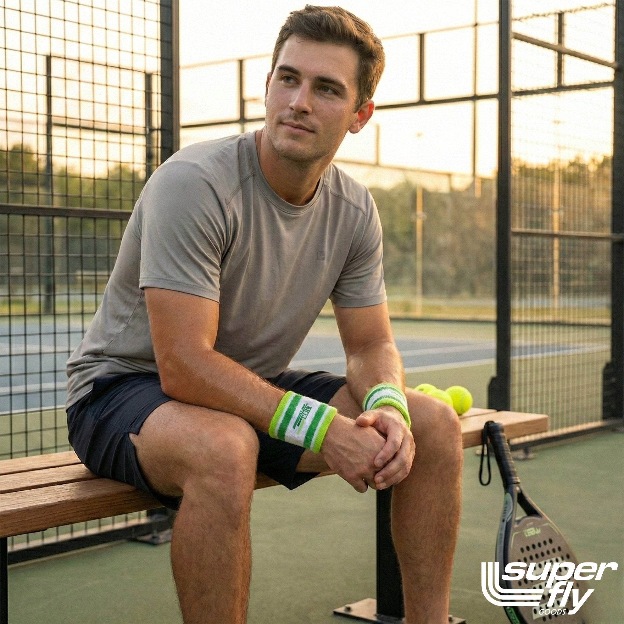 Super Fly Goods Wrist Sweatbands Padel