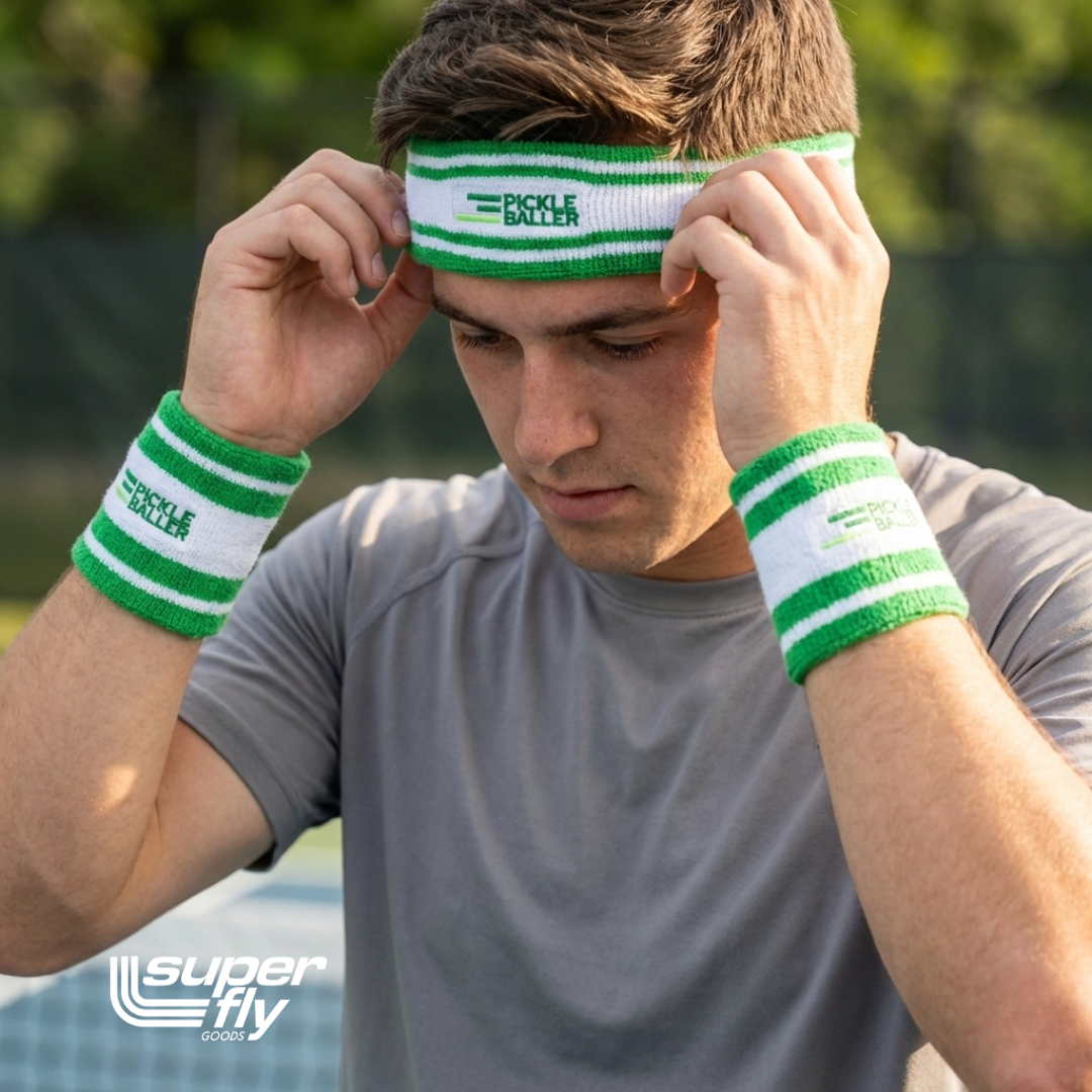 Super Fly Goods Sweatband Set Pickleball | Great Gift