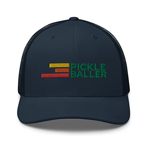 Retro Pickleball Hat Navy