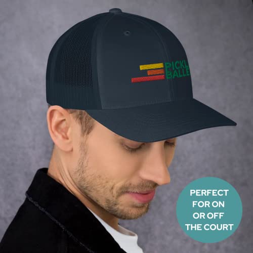 Retro Pickleball Hat Navy