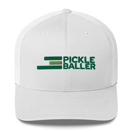 Retro Pickleball Hat White