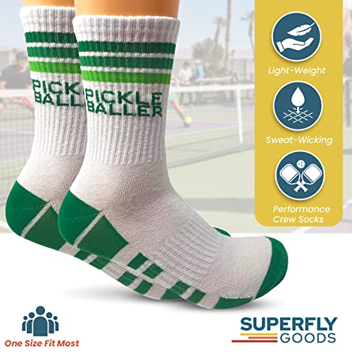 Pickle Baller Novelty Athletic Socks Pickleball