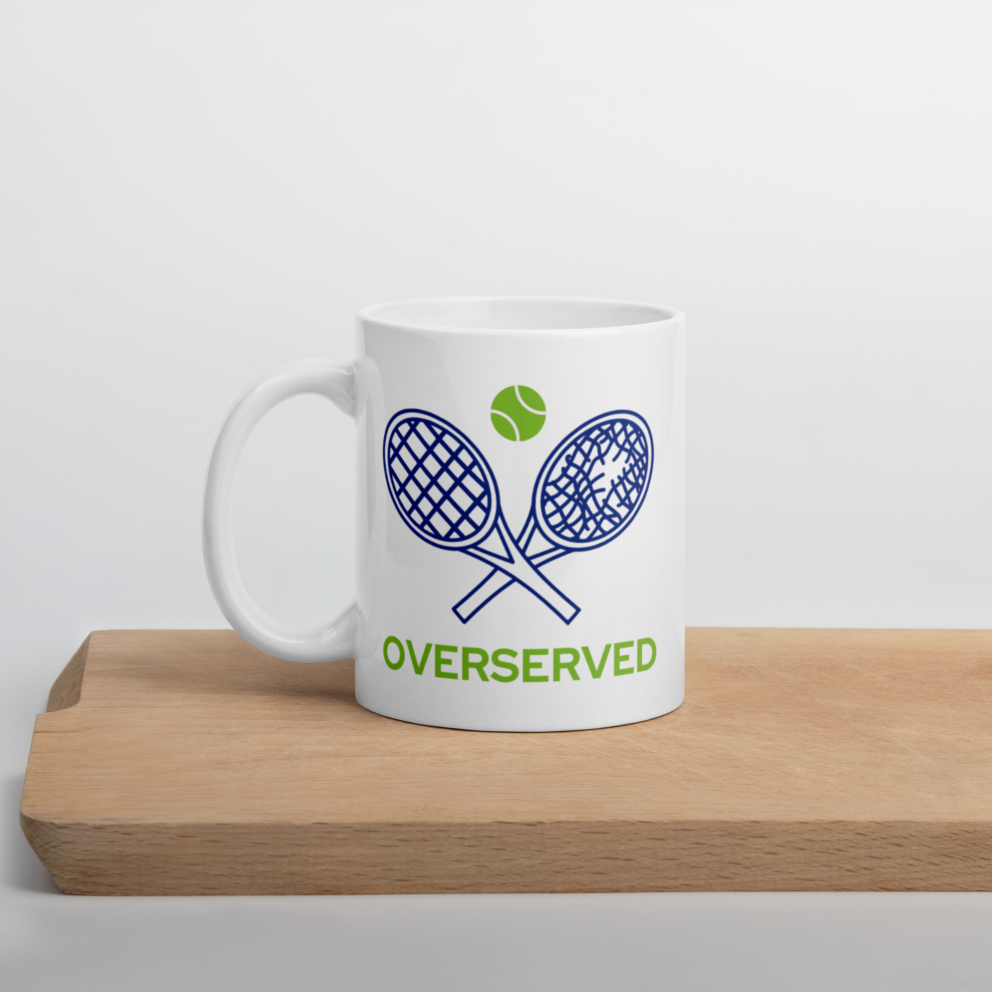 Over Served Coffee Mug