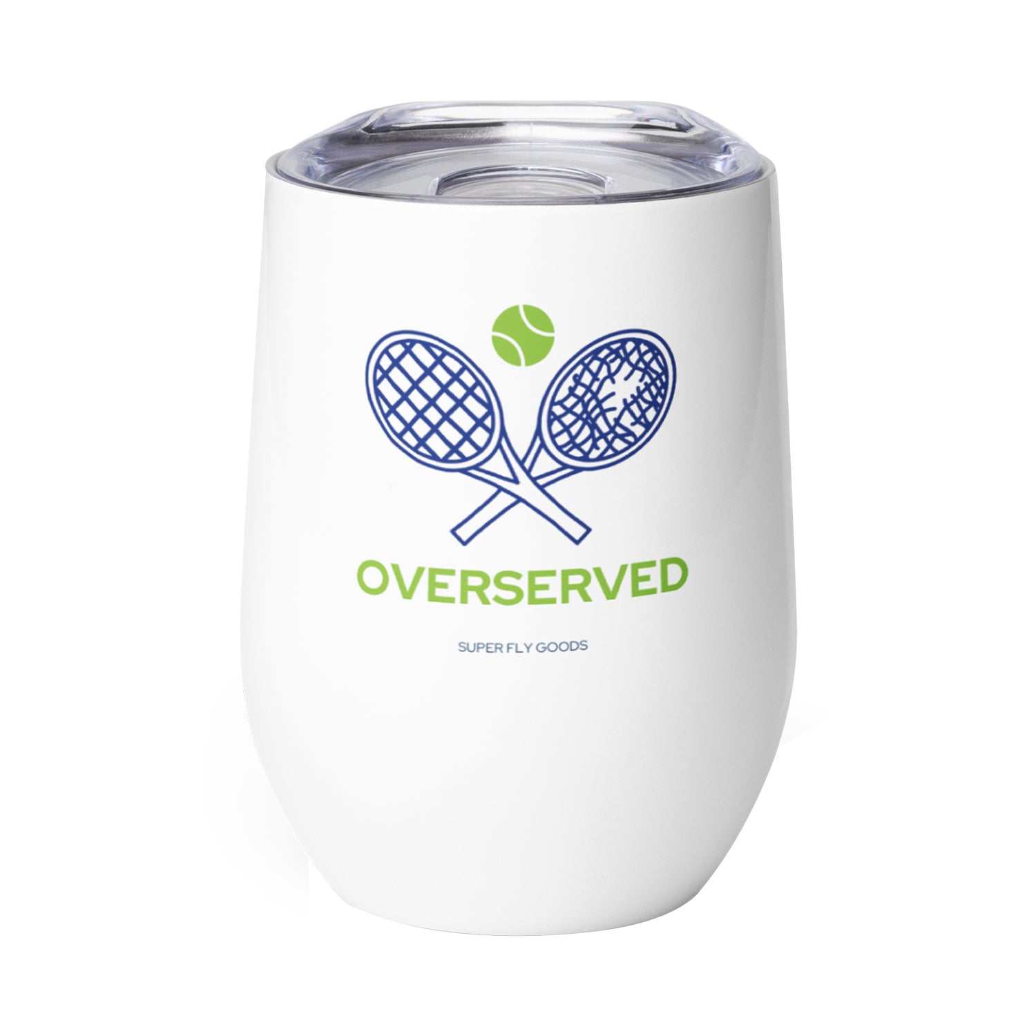 Tennis Lovers Premium Stainless Steel Insulated Tumbler 12 oz, Leak-Proof