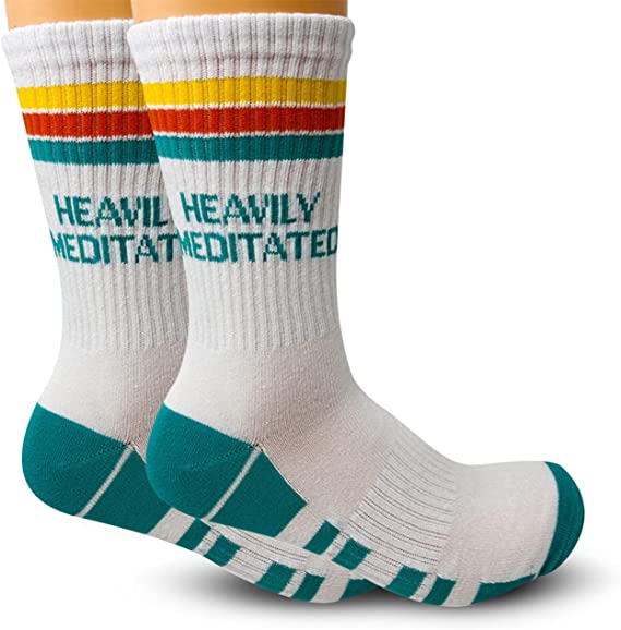 Yoga Heavily Meditated Novelty Athletic Socks