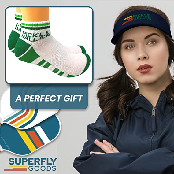 Pickleballer Novelty Athletic Ankle Socks