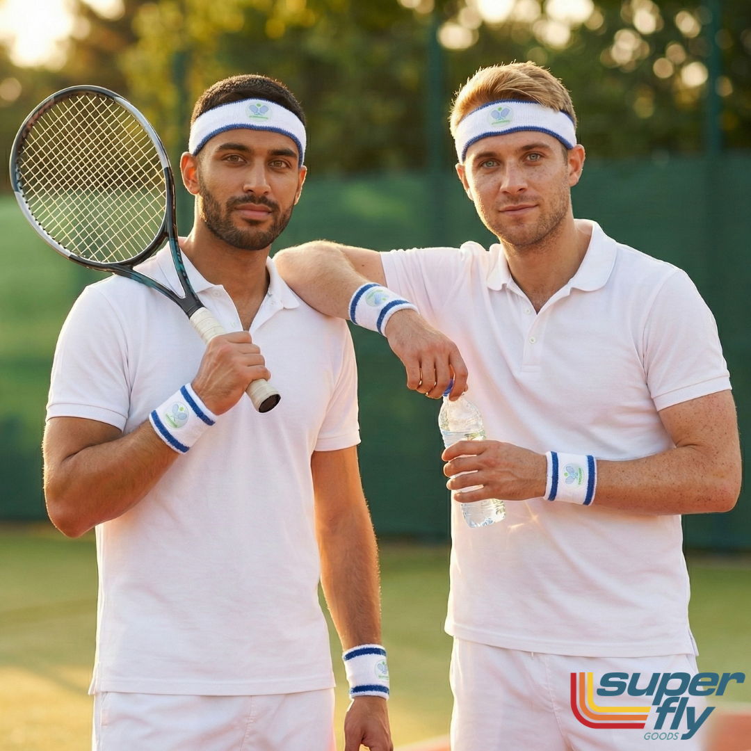 Super Fly Goods Sweatbands Set Tennis | Great Gift