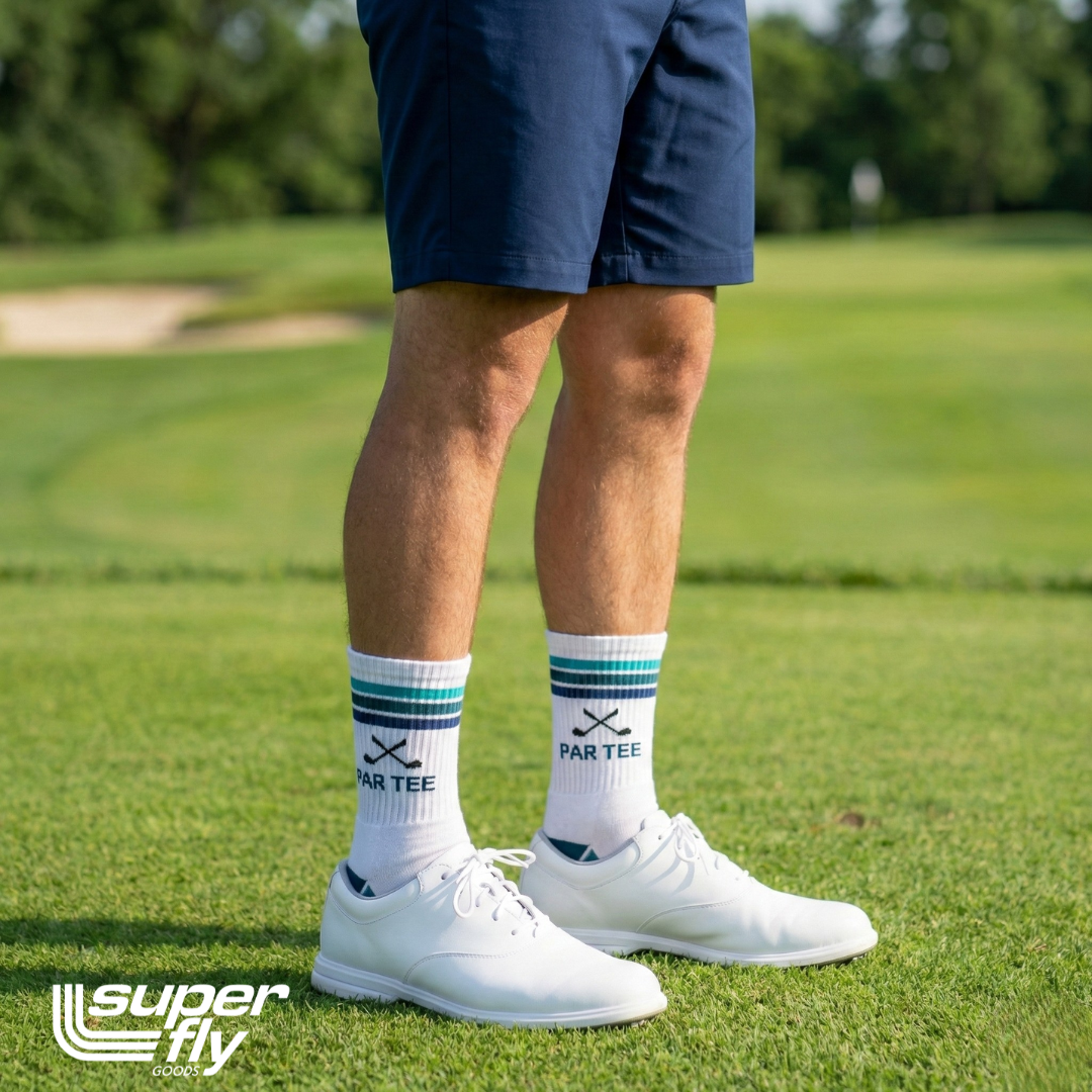 Golf Crew Socks Men & Women Novelty Athletic Socks