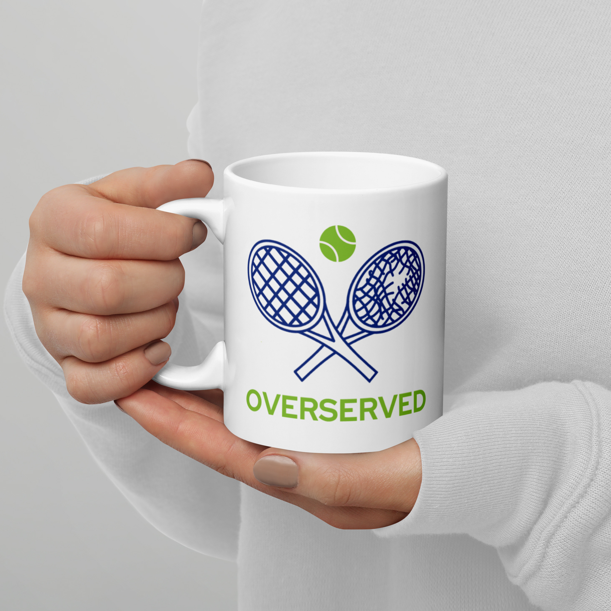 Over Served Coffee Mug