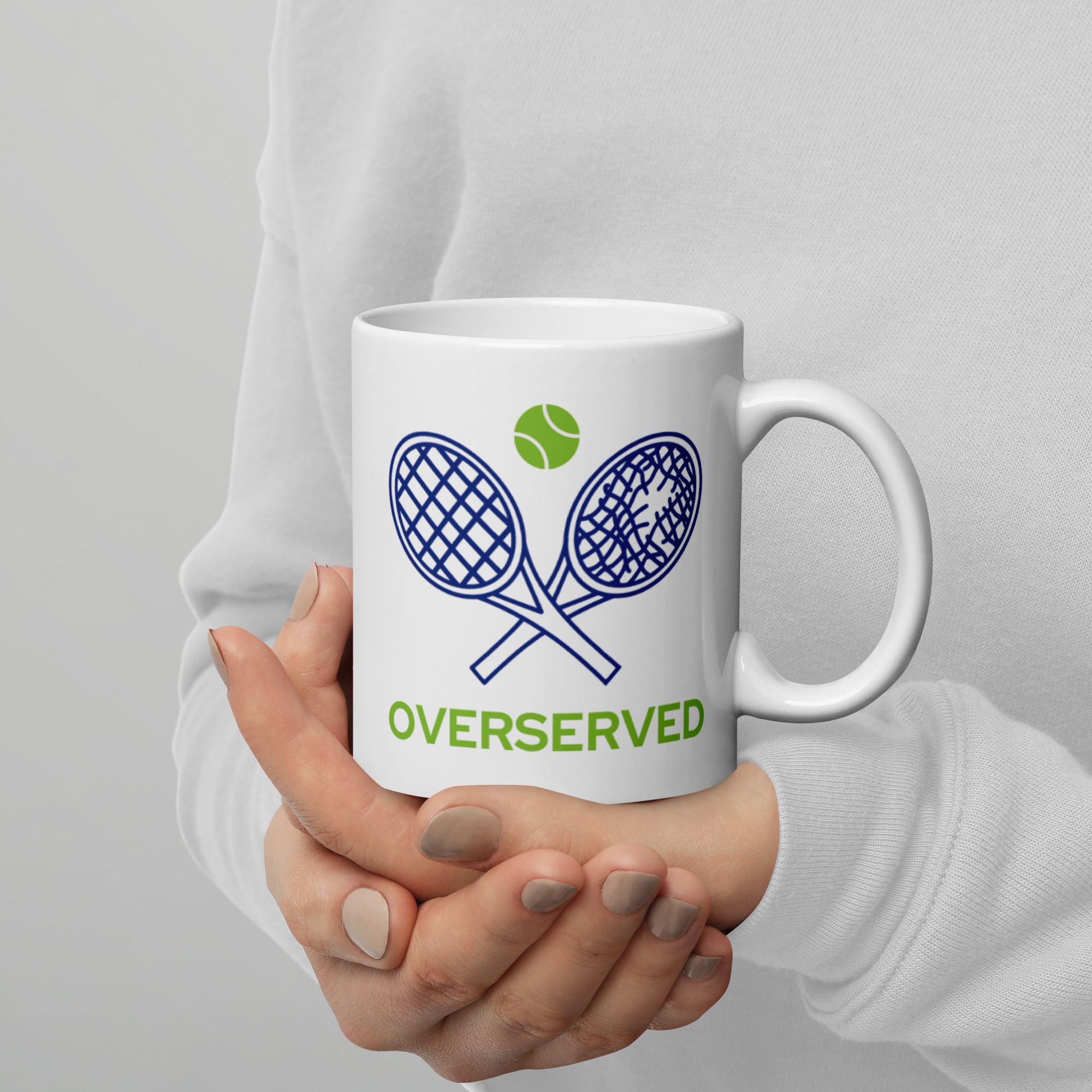 Over Served Coffee Mug
